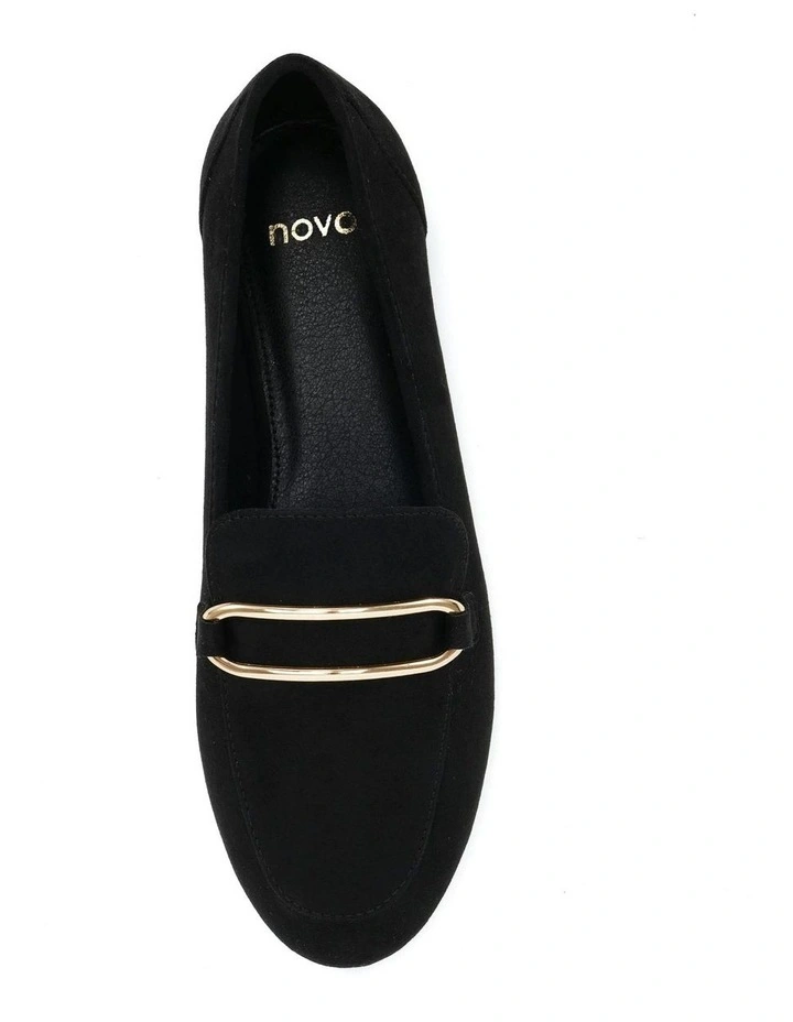 Corrie Loafers in Black Suede image 5