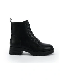 Darrell Heeled Boots in Black