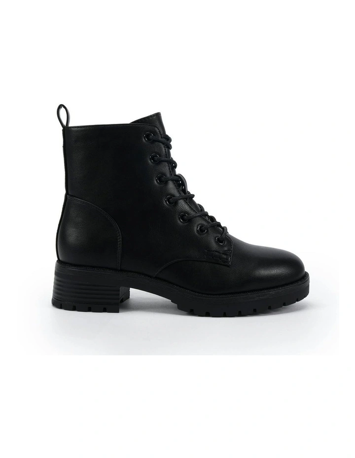Darrell Heeled Boots in Black image 1