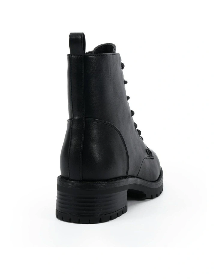 Darrell Heeled Boots in Black image 3