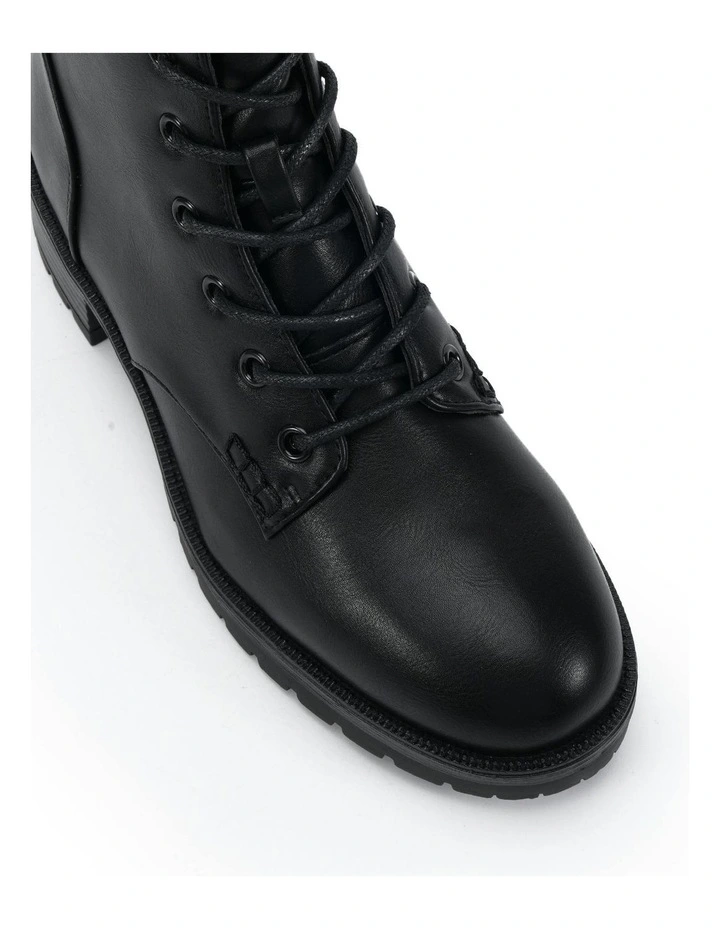 Darrell Heeled Boots in Black image 4