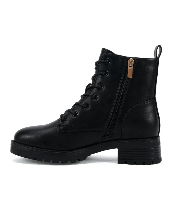 Darrell Heeled Boots in Black image 6
