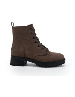 Darrell Heeled Boots in Espresso Nubuck