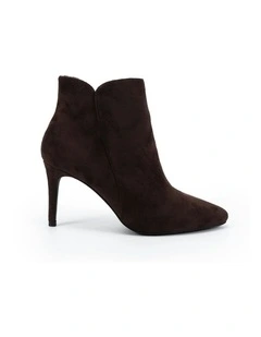 Delmont Heels in Espresso Suede