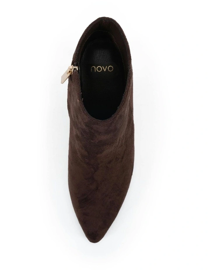 Delmont Heels in Espresso Suede image 5