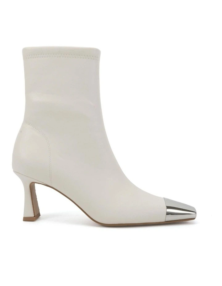 Delulu Ankle Boots in White image 1
