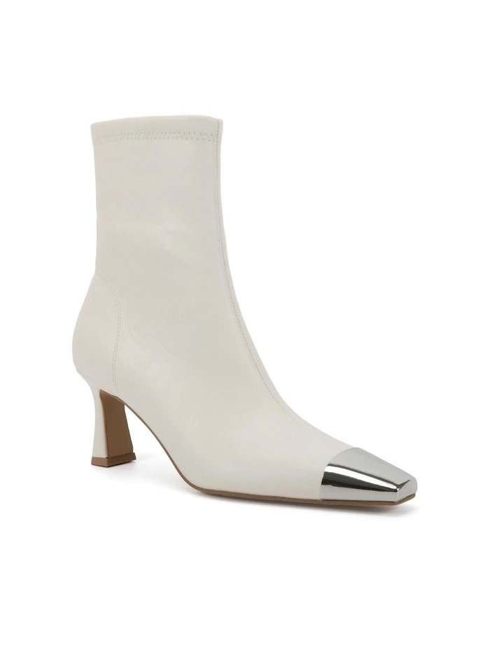 Delulu Ankle Boots in White image 2