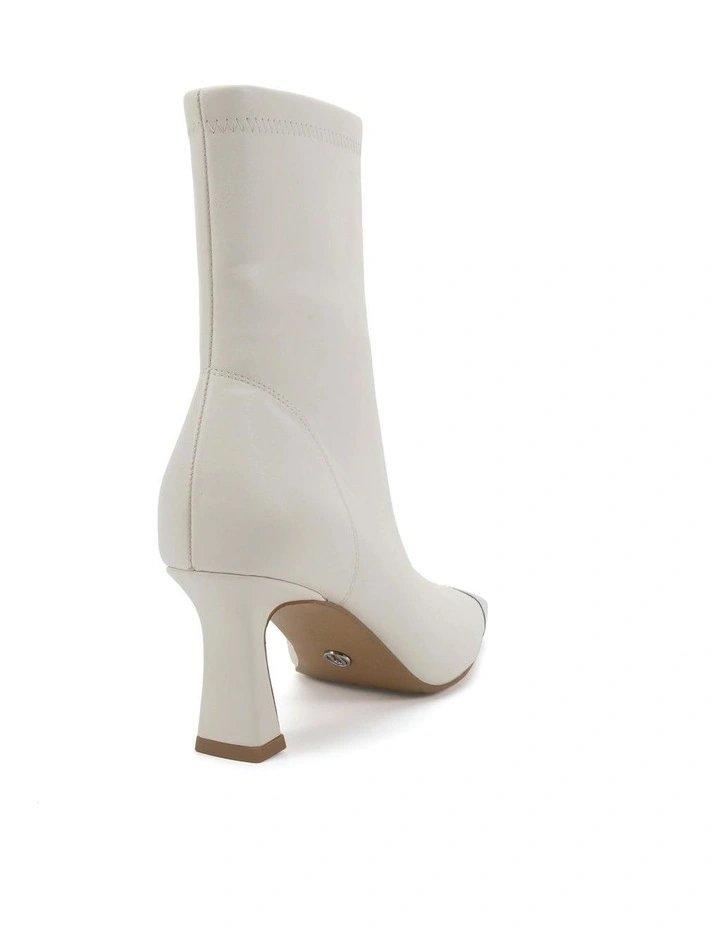 Delulu Ankle Boots in White image 3