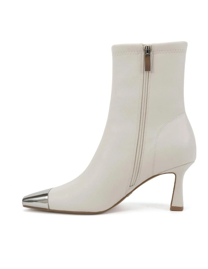 Delulu Ankle Boots in White image 6