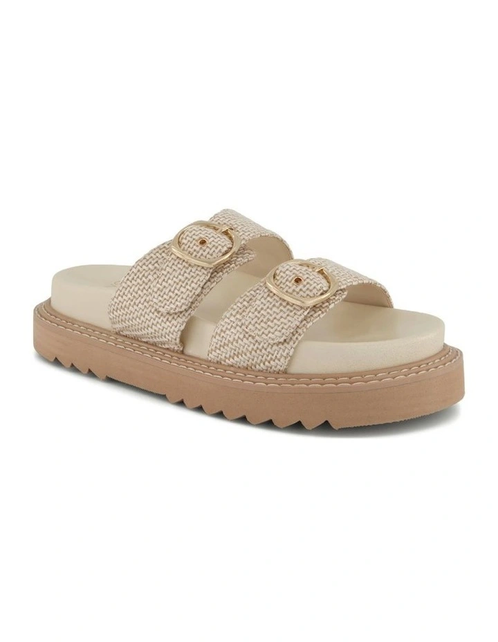 Shelbie Flatform Slides in Natural image 2