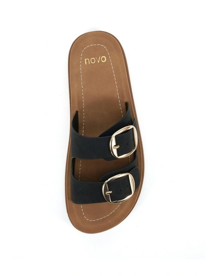 Stone Sandals in Black image 5