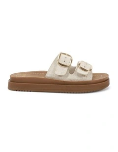 Stone Sandals in Linen