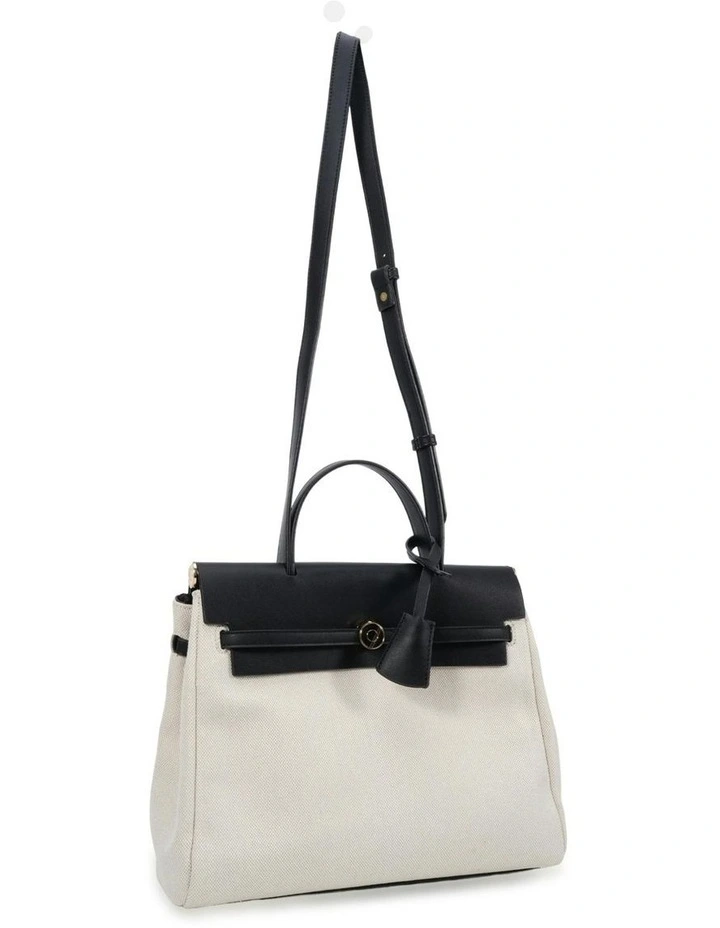 Abraxas Bag in Black/Linen image 1