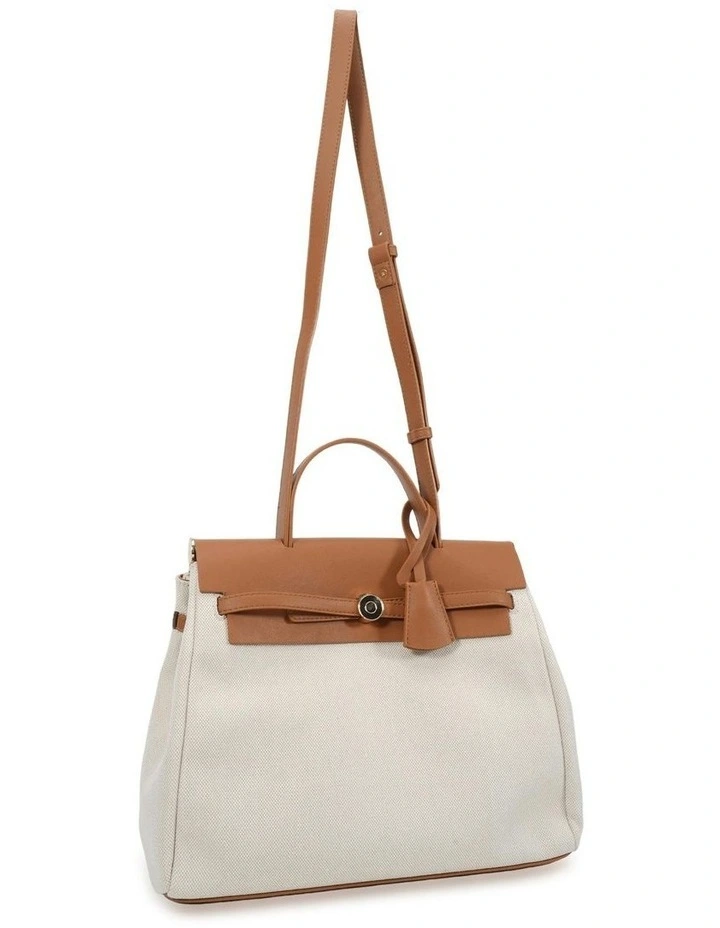 Abraxas Bag in Tan/Linen image 1