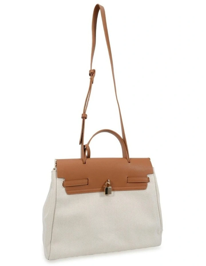 Abraxas Bag in Tan/Linen image 2