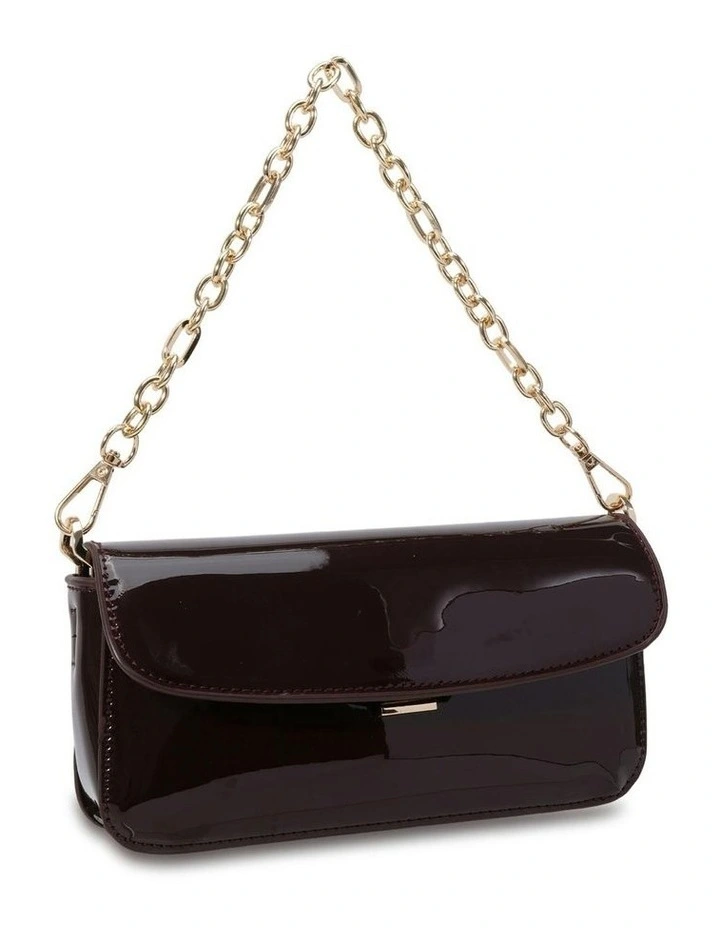 Alora Bag in Espresso Patent image 3
