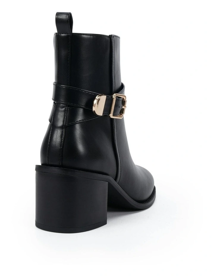 Desirae Ankle Boots in Black image 3