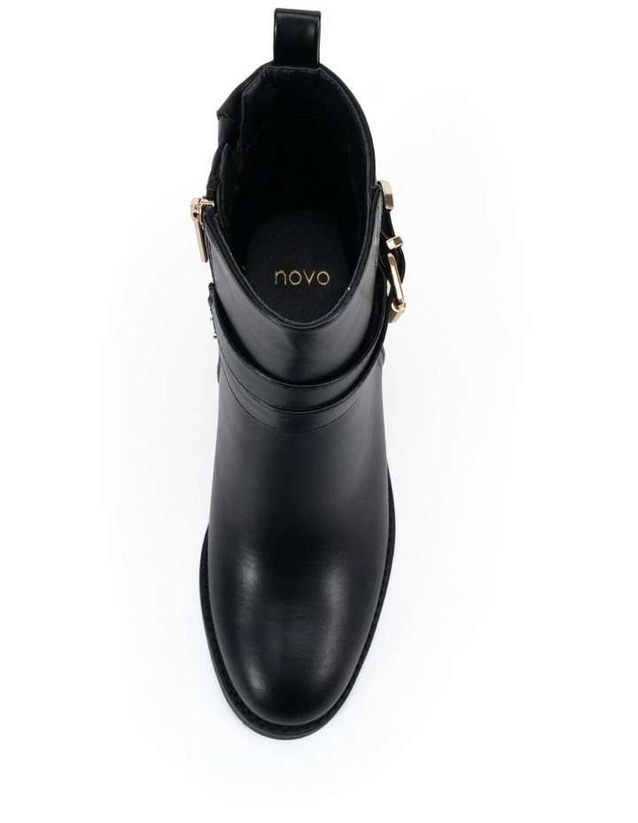 Desirae Ankle Boots in Black image 5