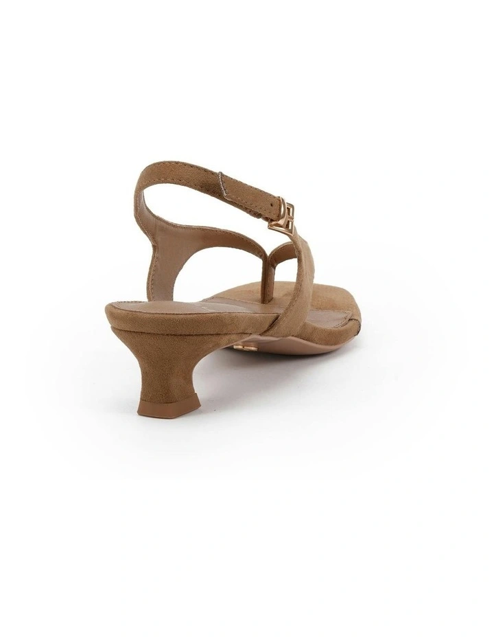 Verge Heels in Biscoff Suede image 3