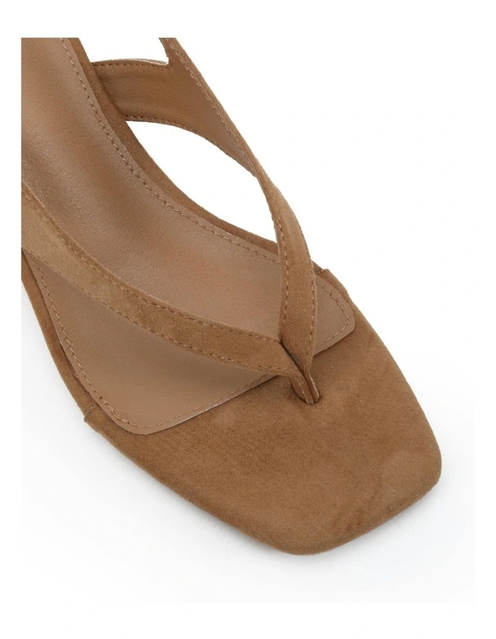 Verge Heels in Biscoff Suede image 4