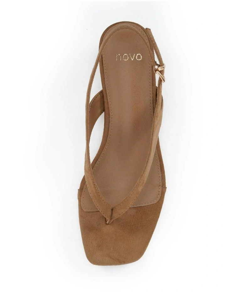 Verge Heels in Biscoff Suede image 5