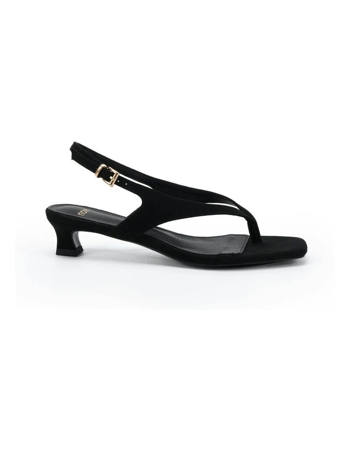 Verge Heels in Black Suede image 1