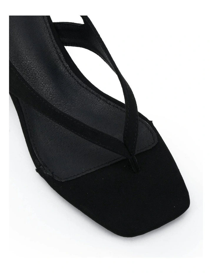 Verge Heels in Black Suede image 4