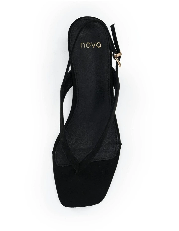 Verge Heels in Black Suede image 5