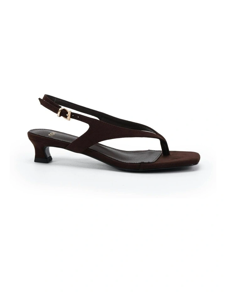 Verge Heels in Espresso Suede image 1