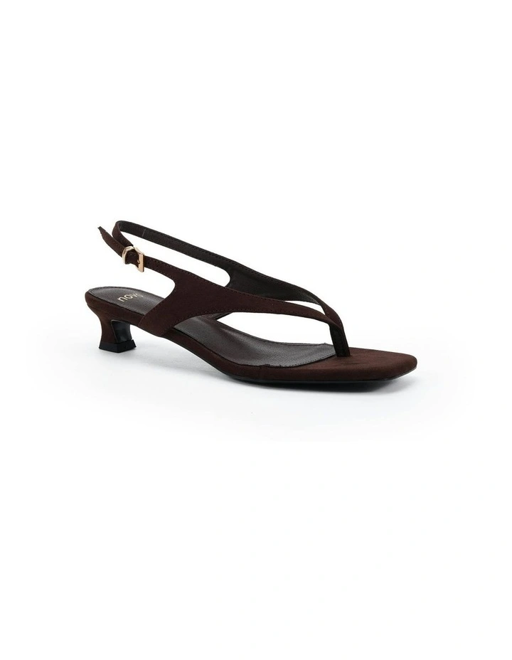 Verge Heels in Espresso Suede image 2