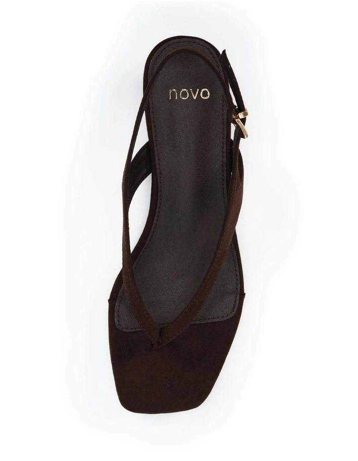 Verge Heels in Espresso Suede image 5