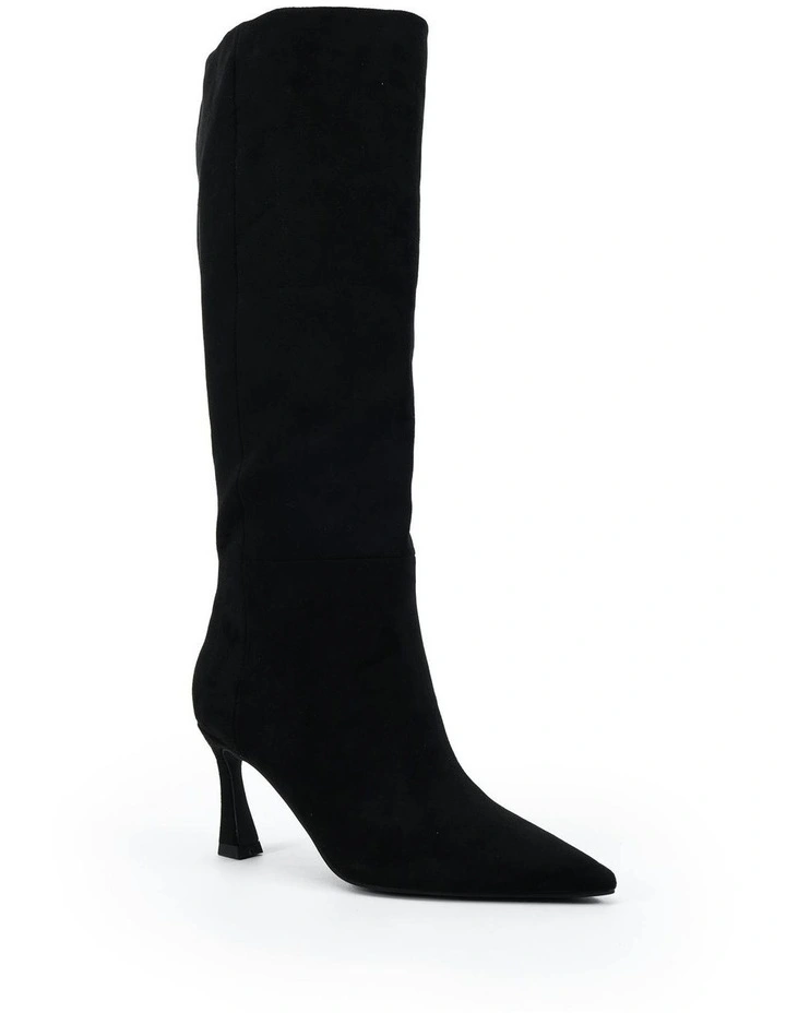 Devyn Boots in Black Suede image 2