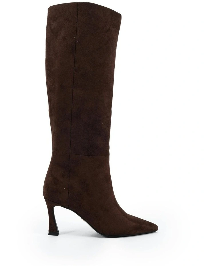 Devyn Boots in Espresso Suede image 1