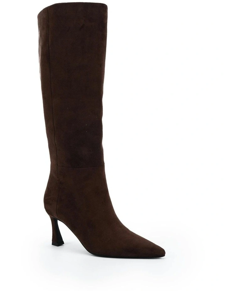 Devyn Boots in Espresso Suede image 2