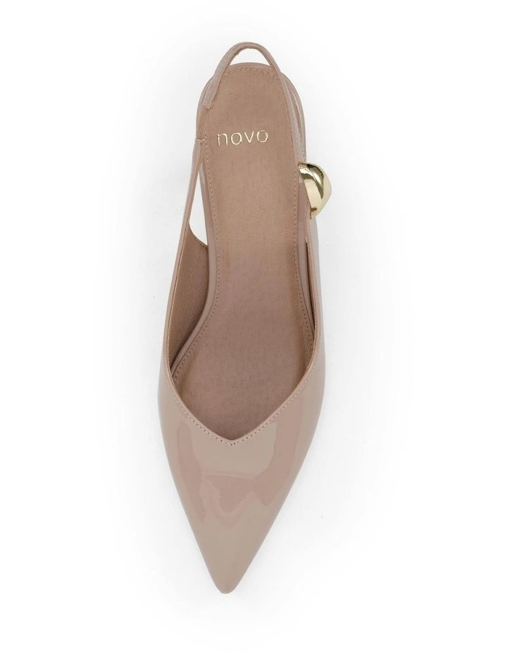 Ionize Court Heels in Neutral Patent image 5