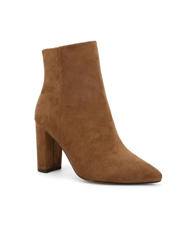 Kaesha Boots in Caramel Suede image 2
