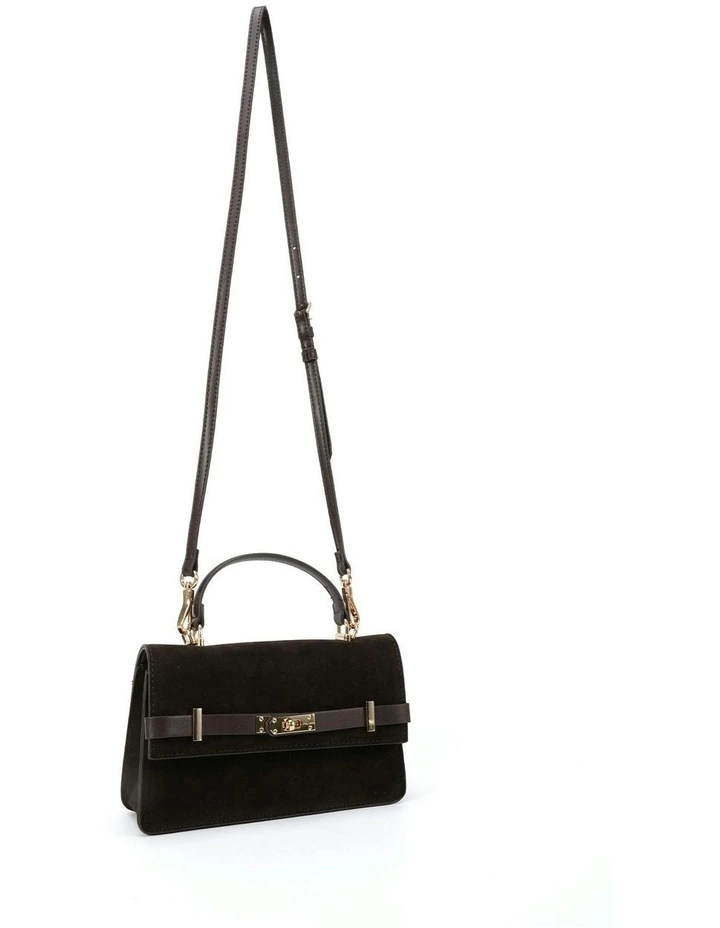 Achilles Bag in Espresso Suede image 3