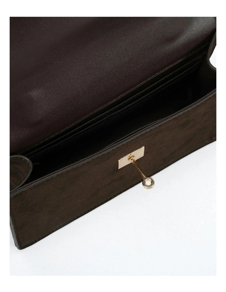 Achilles Bag in Espresso Suede image 4