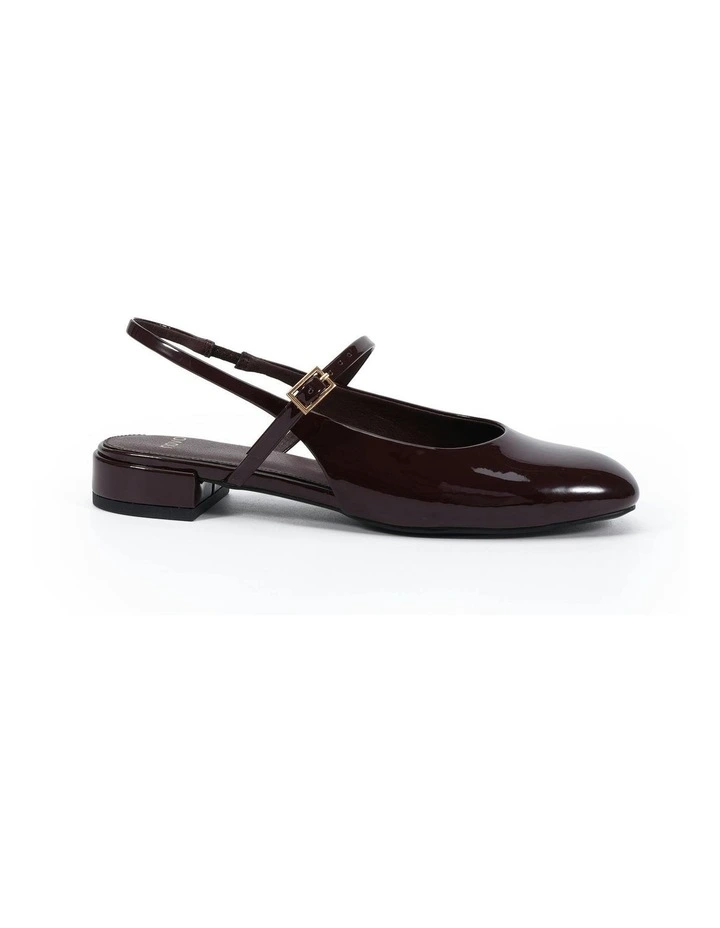 Capable Ballet Flats in Espresso Patent image 1