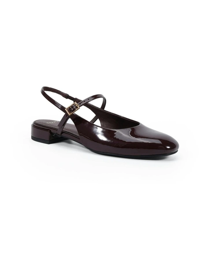 Capable Ballet Flats in Espresso Patent image 2