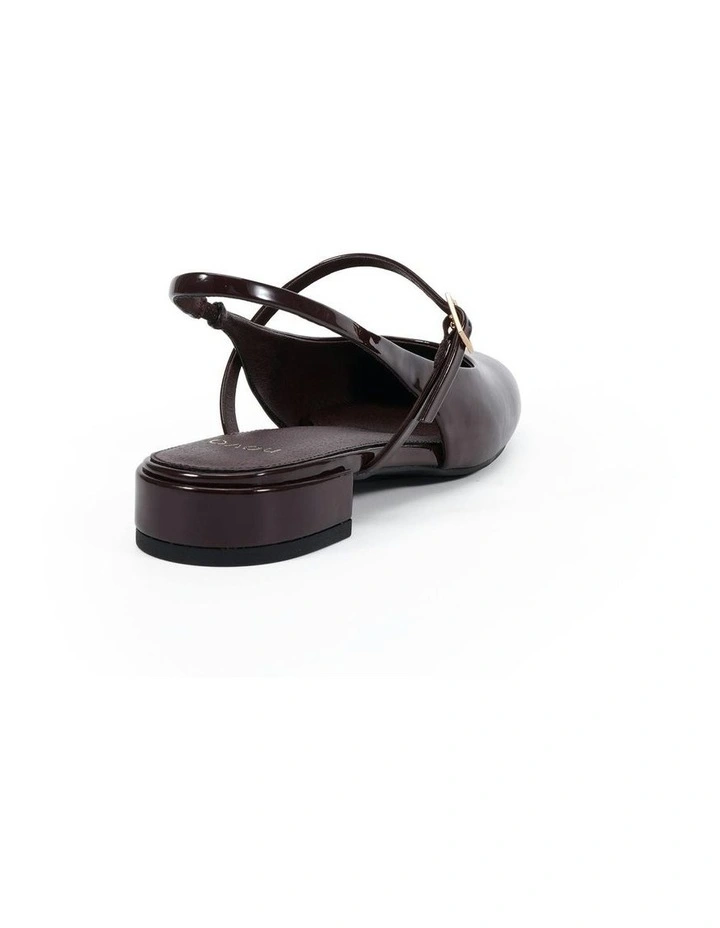 Capable Ballet Flats in Espresso Patent image 3