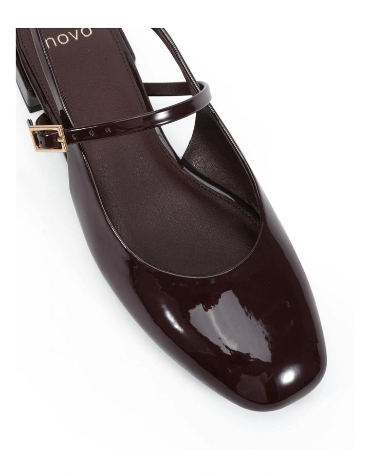 Capable Ballet Flats in Espresso Patent image 4