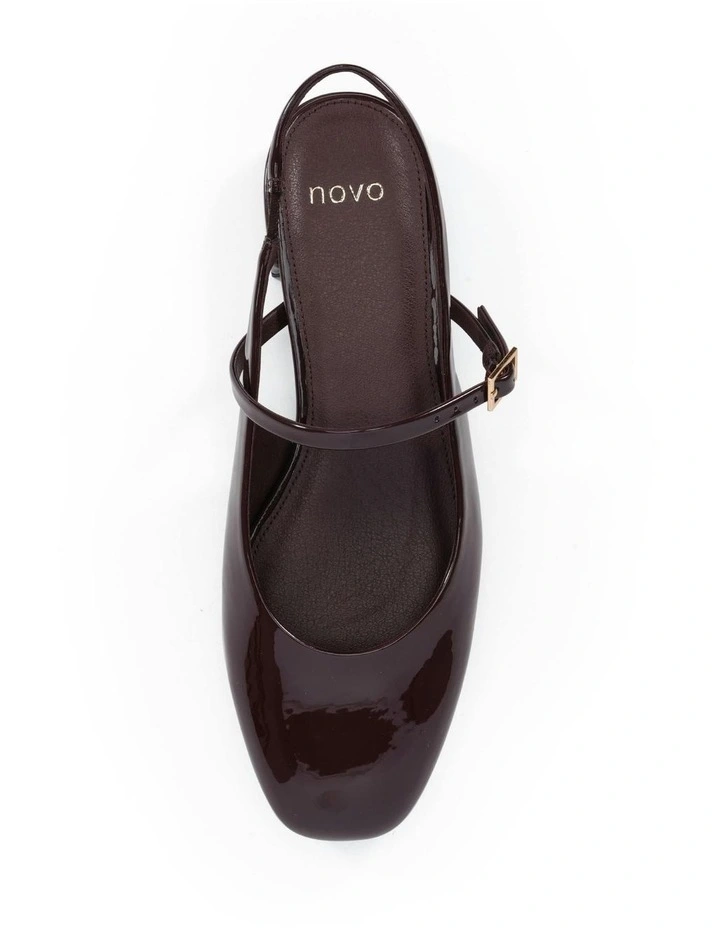 Capable Ballet Flats in Espresso Patent image 5