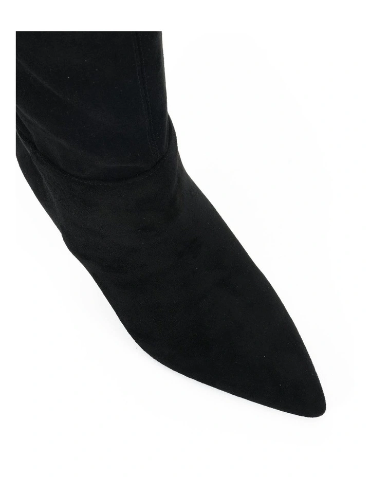 Kamryn Boots in Black Suede image 1