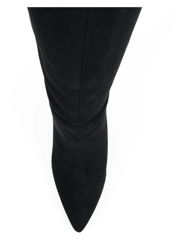 Kamryn Boots in Black Suede image 2