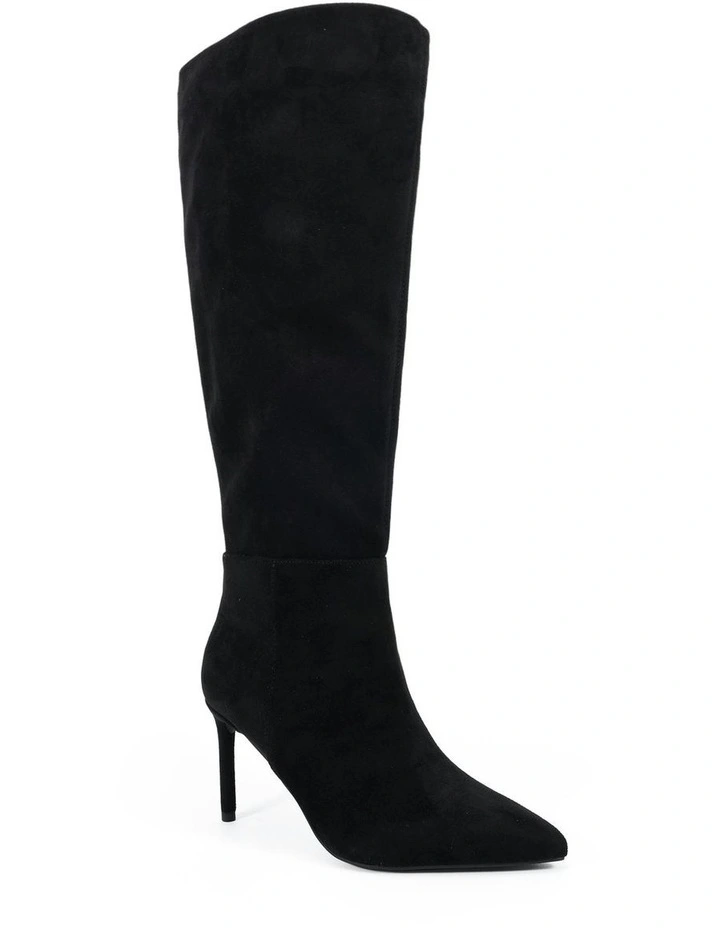 Kamryn Boots in Black Suede image 4