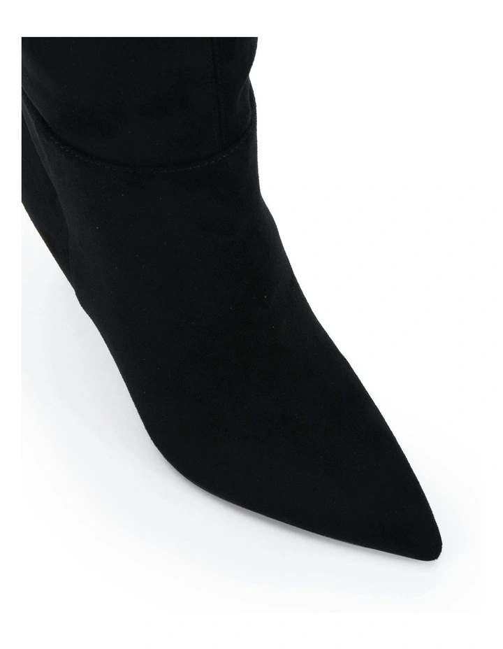 Kiyomi Boots in Black Suede image 4