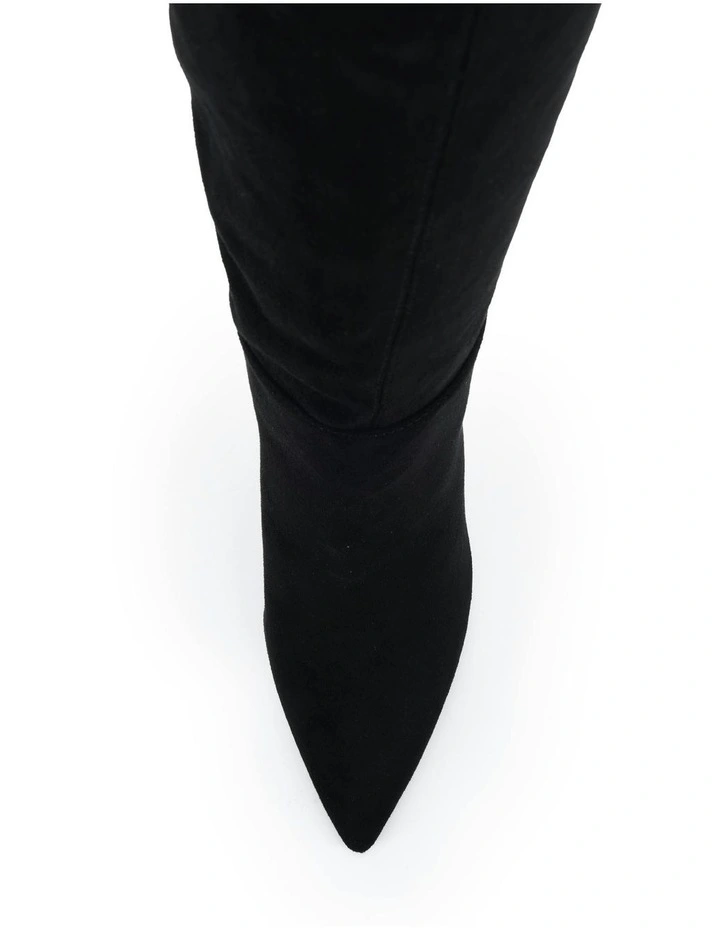 Kiyomi Boots in Black Suede image 5