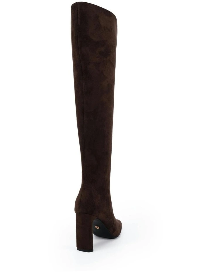 Kiyomi Boots in Espresso Suede image 3