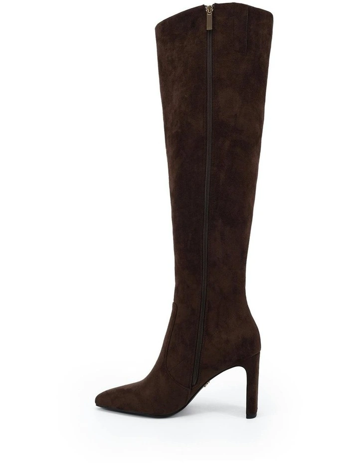 Kiyomi Boots in Espresso Suede image 6